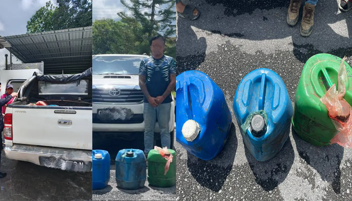 Lubok Antu Police Arrests A Man Over Diesel Misuse 1 Sarawak, Sarawak News, Lubok Antu, Lubok Antu News, Fuel Misuse, OP Tiris, Police Investigation, Subsidised Diesel