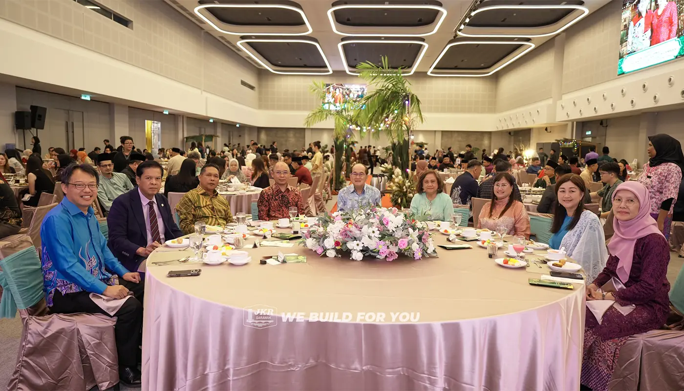 Sarawak Deputy Premier Attends JKR Hari Raya Reception 1 Sarawak, Sarawak News, Kuching, Kuching News, Hari Raya Aidilfitri, JKR Sarawak, Community Engagement
