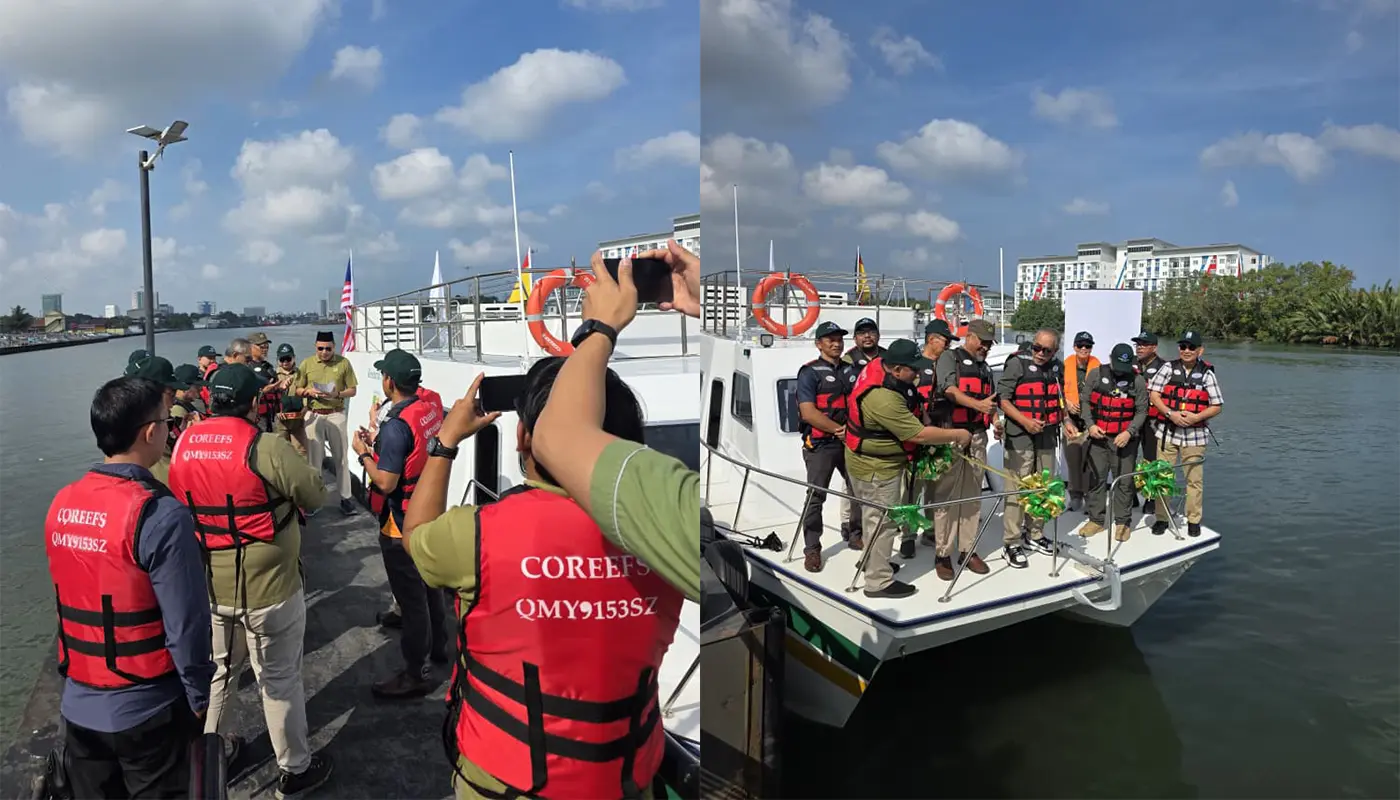 Sarawak Launches First Marine Research Vessel Under COREEFS 1 Sarawak, Sarawak News, Miri, Miri News, Marine Conservation, COREEFS Project, Coral Reef Protection, Biodiversity Research