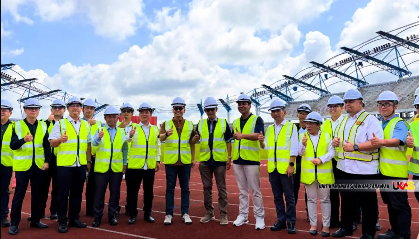 Sarawak SEA Games 2027 Venue Preparations Progressing on Schedule 1 Sarawak, Sarawak News, Kuching, Kuching News, SEA Games 2027, Sports Facilities, Sarawak Stadium, Pandelela Rinong Aquatic Centre, Stadium Perpaduan, MASOC, Public Works Department