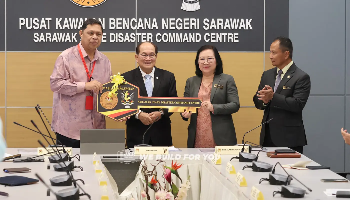 Sarawak Upgrades Disaster Command Centre for Enhanced State Readiness 1 Sarawak, Sarawak News, Kuching, Kuching News, SDCC, NADMA, Disaster Management, JPBN, Public Safety