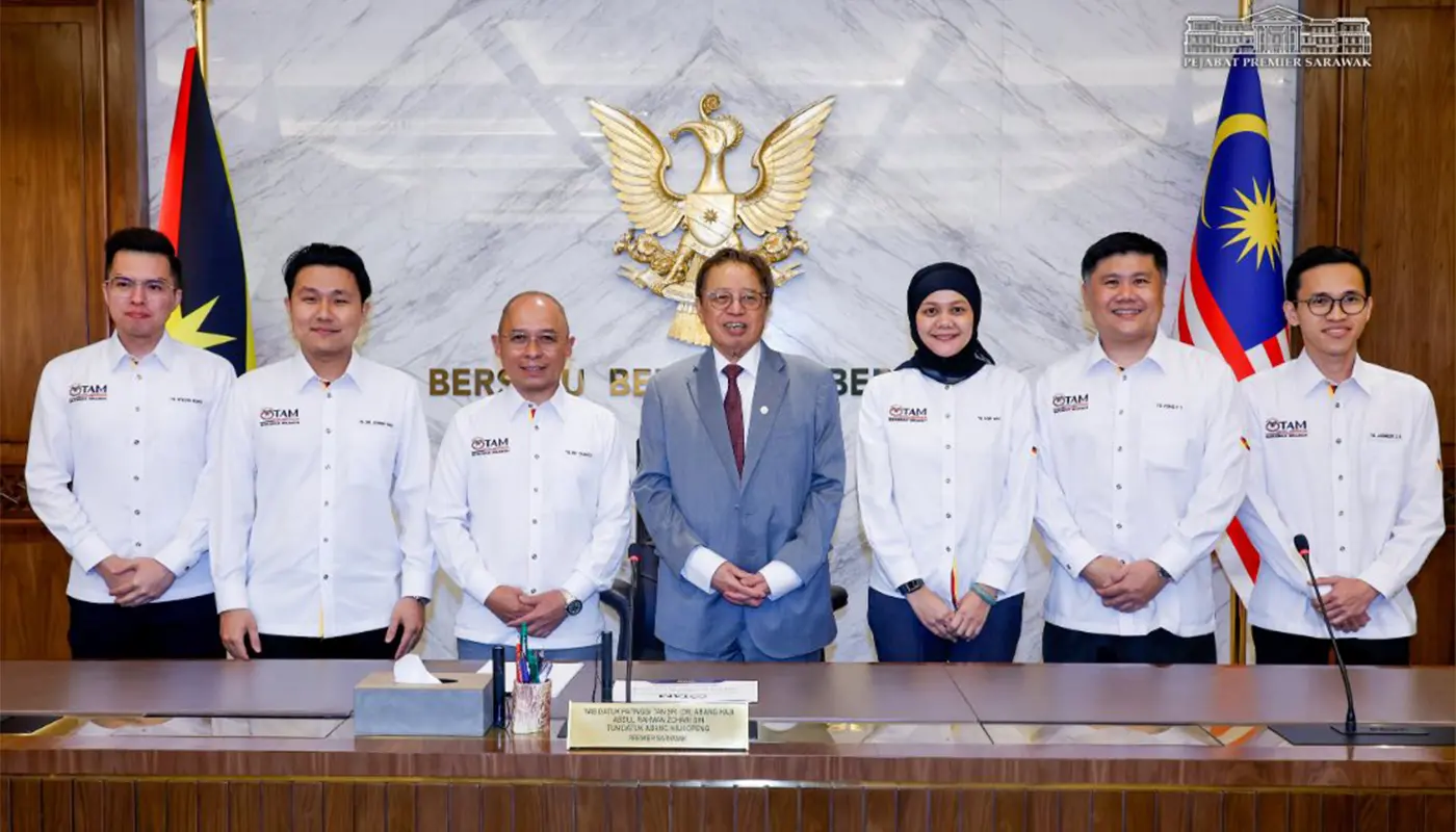 TAM Sarawak Strengthens Ties with Premier to Boost Tech Growth 1 Sarawak, Sarawak News, Kuching, Kuching News, TAM Sarawak, Technology, Digital Transformation, Sarawak Skills, Talent Development, Innovation