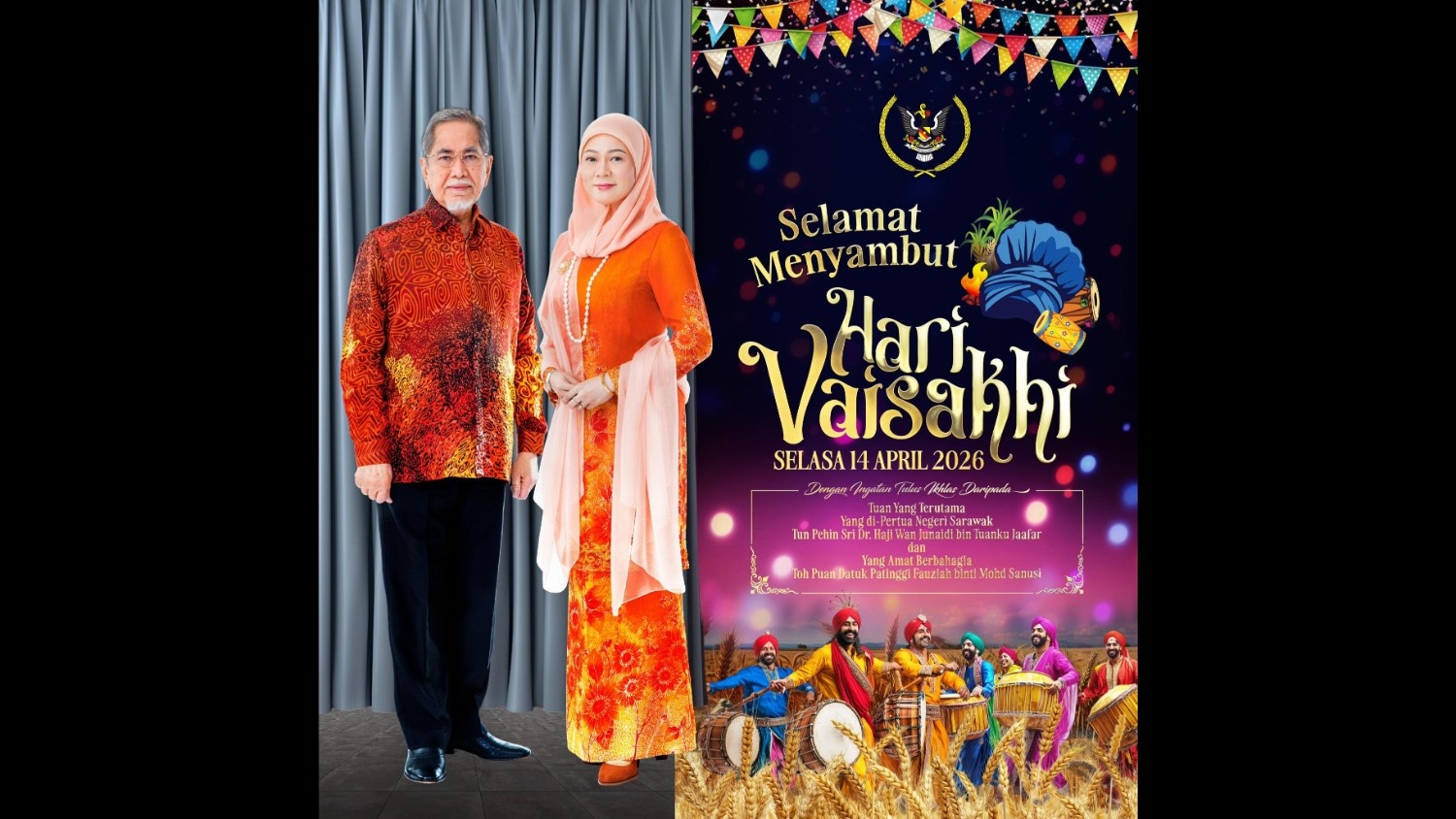 TYT Extends Vaisakhi Greetings to Sikh Community Across Malaysia 1 TYT Extends Vaisakhi Greetings to Sarawak Sikh Community