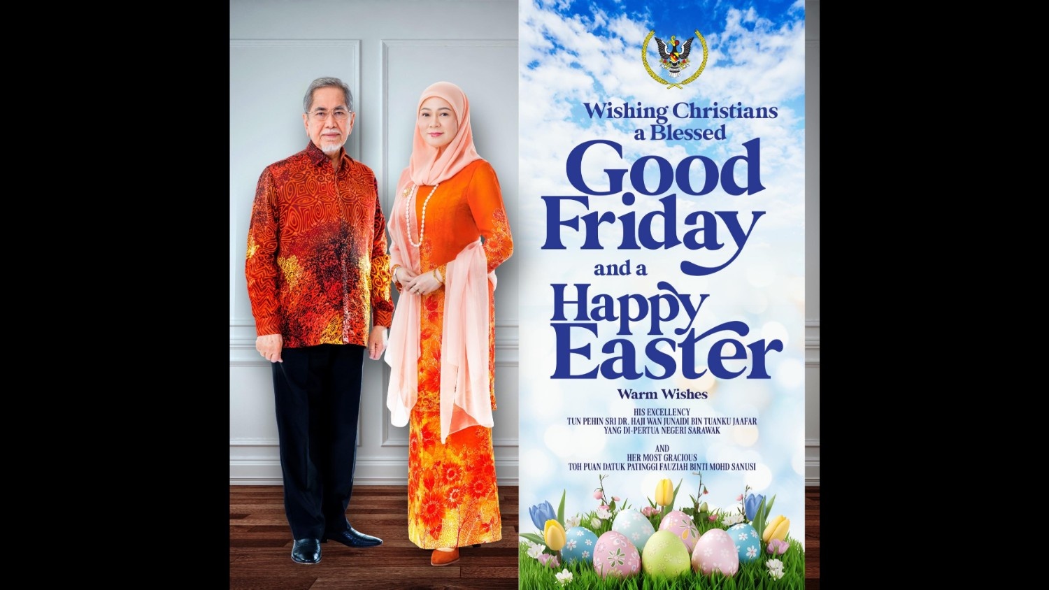 Tun Wan Junaidi Extends Easter Greetings to Sarawak 1 Tun Wan Junaidi Extends Easter Greetings to Sarawak