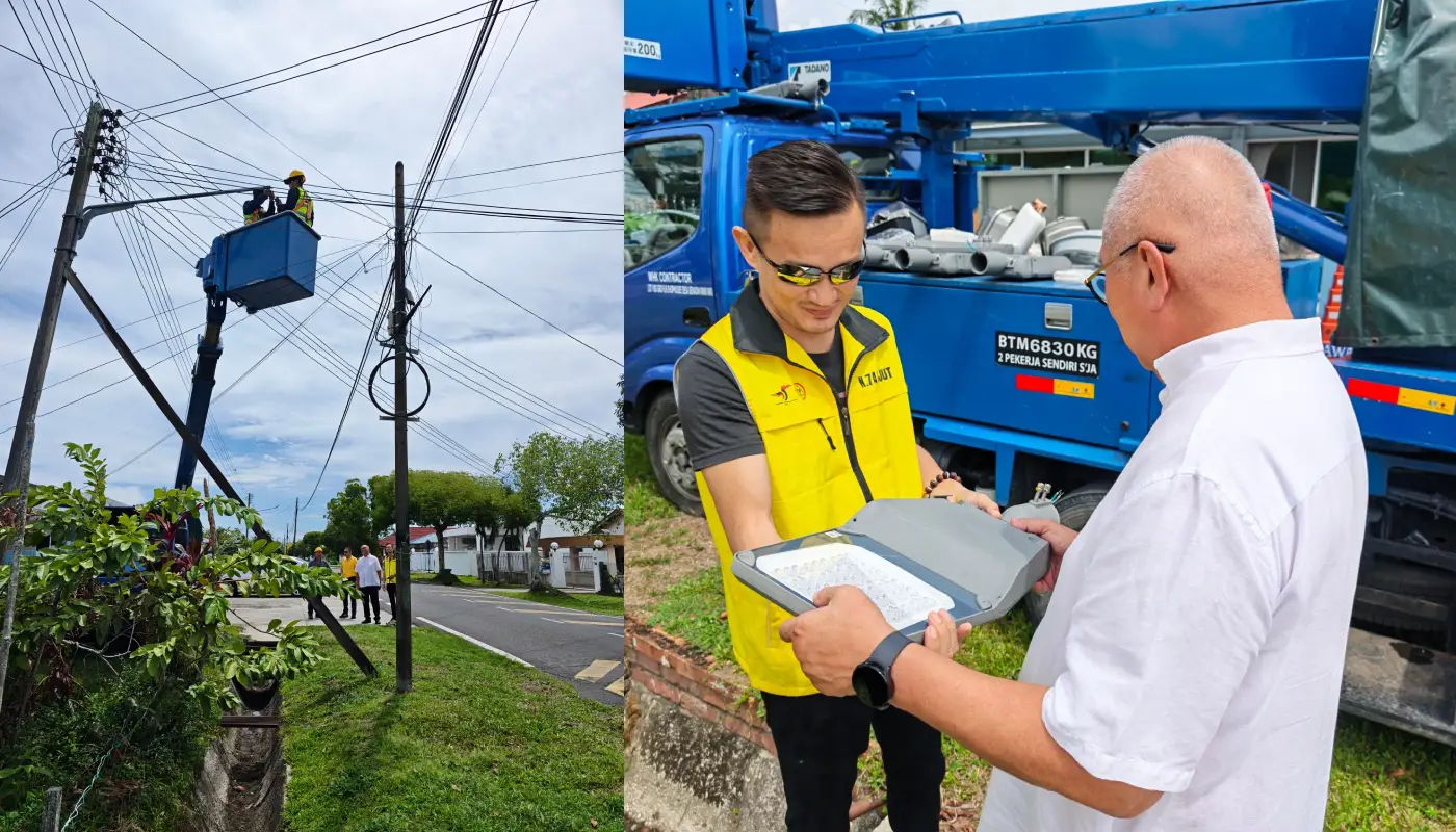 400 LED Street Lights Installed in Key Areas Around Piasau Jaya 1 Sarawak, Sarawak News, Miri, Miri News, Infrastructure, Public Safety, Rural Transformation Programme, LED Street Lights