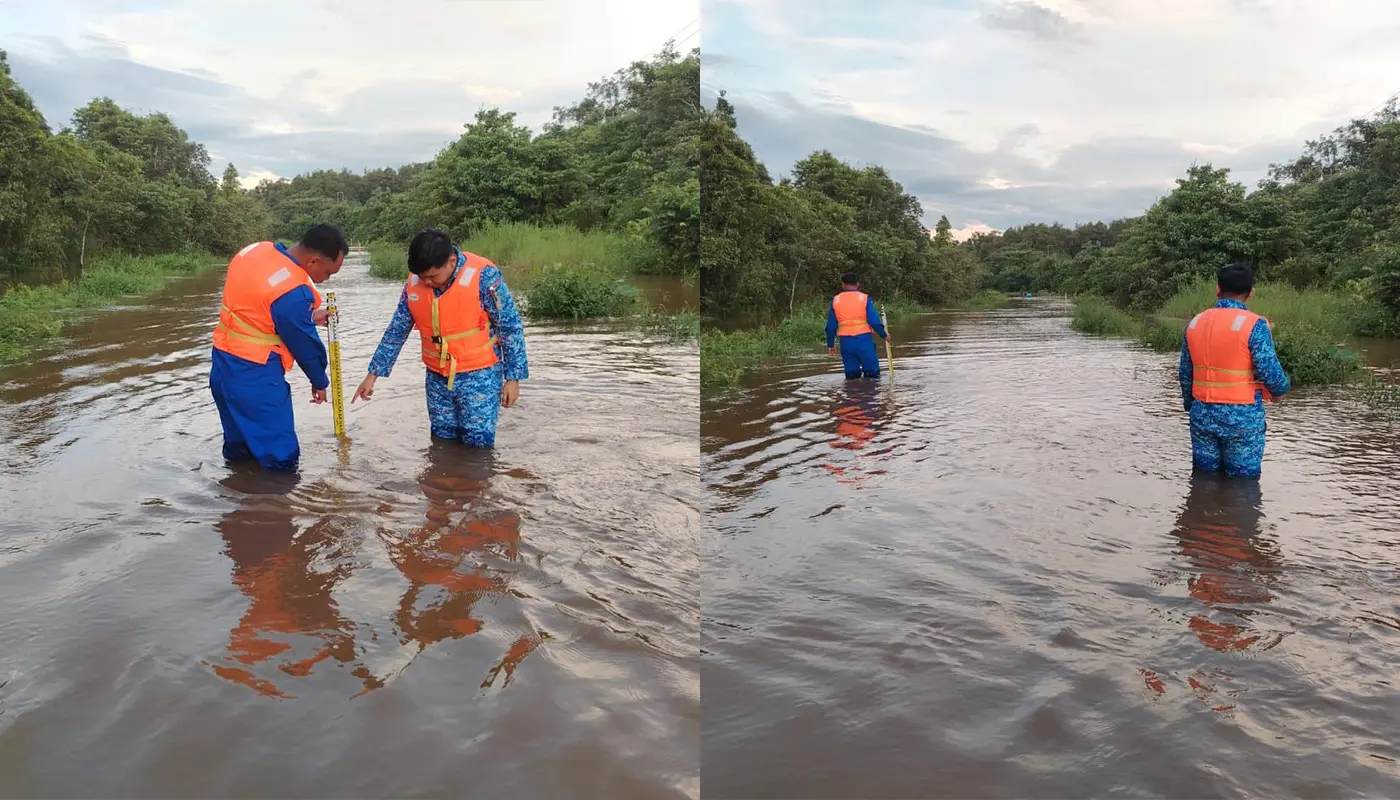 APM Betong Monitors Flood Situation at Issu Bangat 1 Sarawak, Sarawak News, Betong, Betong News, Flood Monitoring, APM, Public Safety, Emergency Response