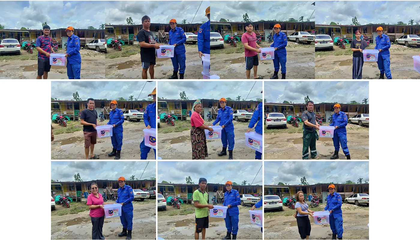 APM Bintulu Provides Food Aid to Fire Victims 1 Sarawak, Sarawak News, Bintulu, Bintulu News, Fire Incident, Emergency Response, Civil Defence, Community Aid
