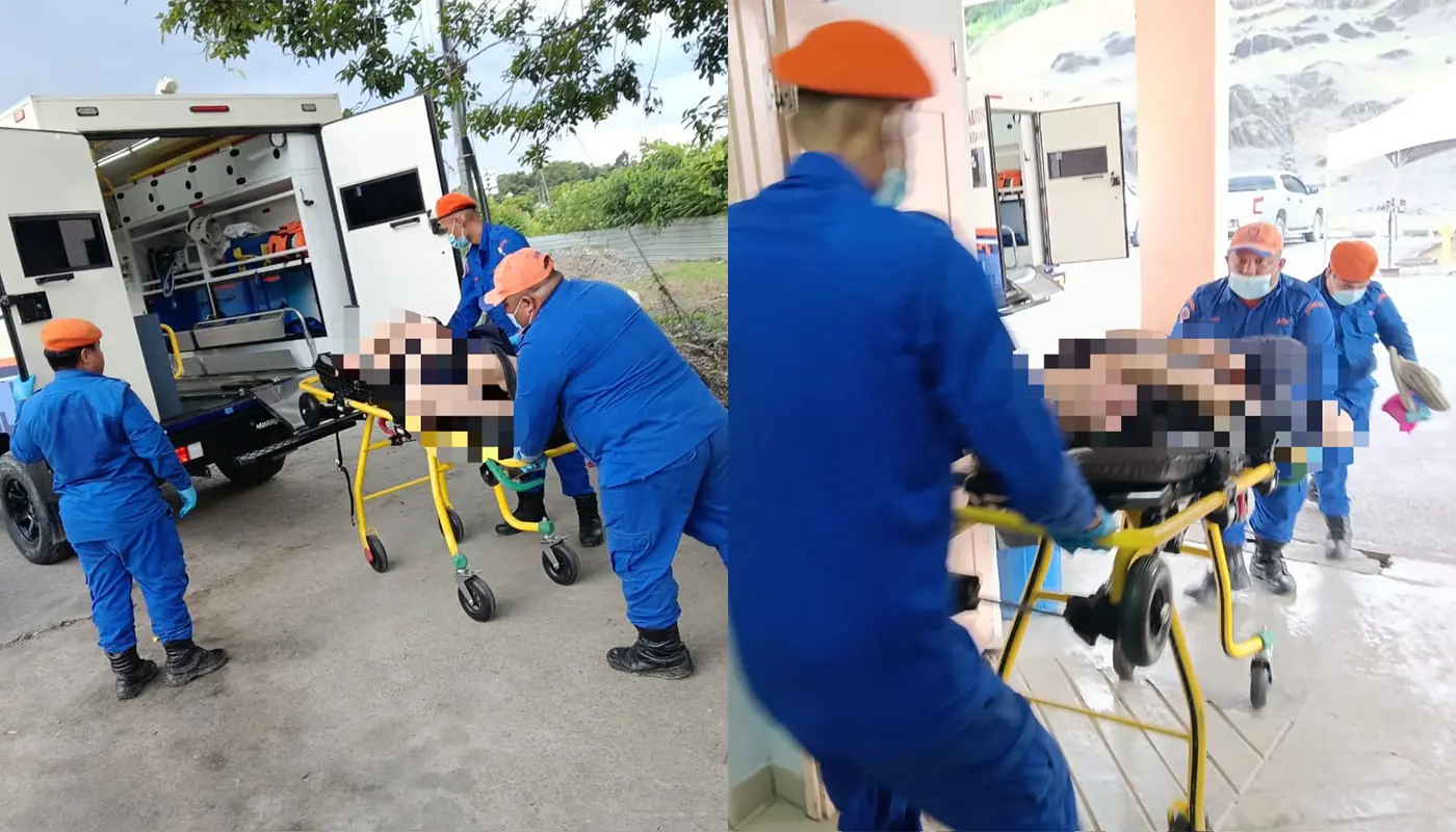 APM Selangau Help Bring Weak Victim to Health Clinic 1 APM Selangau Help Bring Weak Victim to Health Clinic