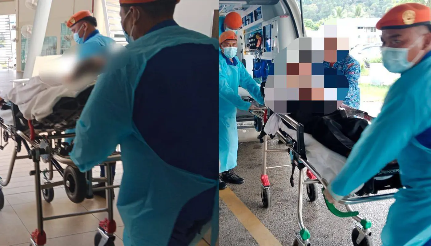APM Serian Rescue Elderly Man Suffering Chest Pains 1 Sarawak, Sarawak News, Serian, Serian News, Emergency Response, Civil Defence Force, Medical Emergency, Serian Hospital