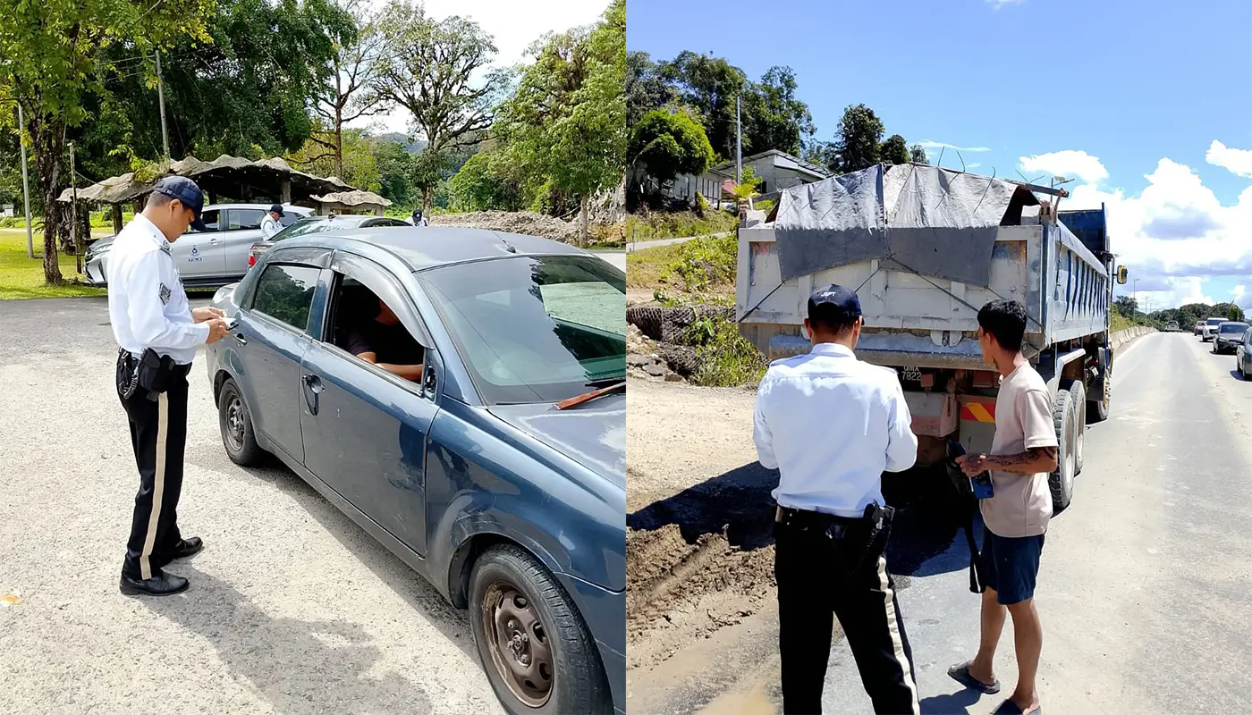 BSPTD Bau Conducts Traffic Patrols and Enforcement 1 Sarawak, Sarawak News, Bau, Bau News, Traffic Safety, Police Patrol, Law Enforcement, Road Monitoring