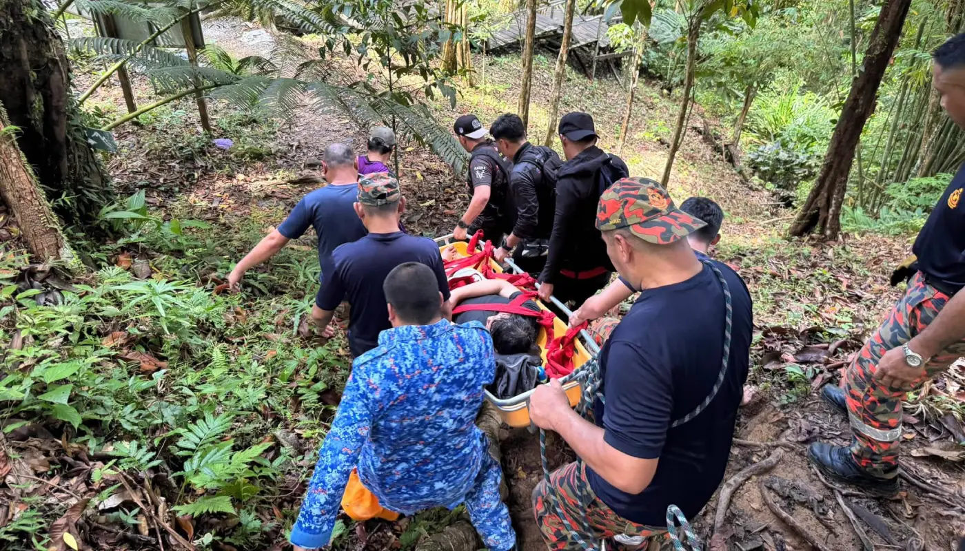 Civil Defence Force Responds to SKT Case in Bau 1 Sarawak, Sarawak News, Bau, Bau News, Civil Defence, Emergency Response, Public Safety
