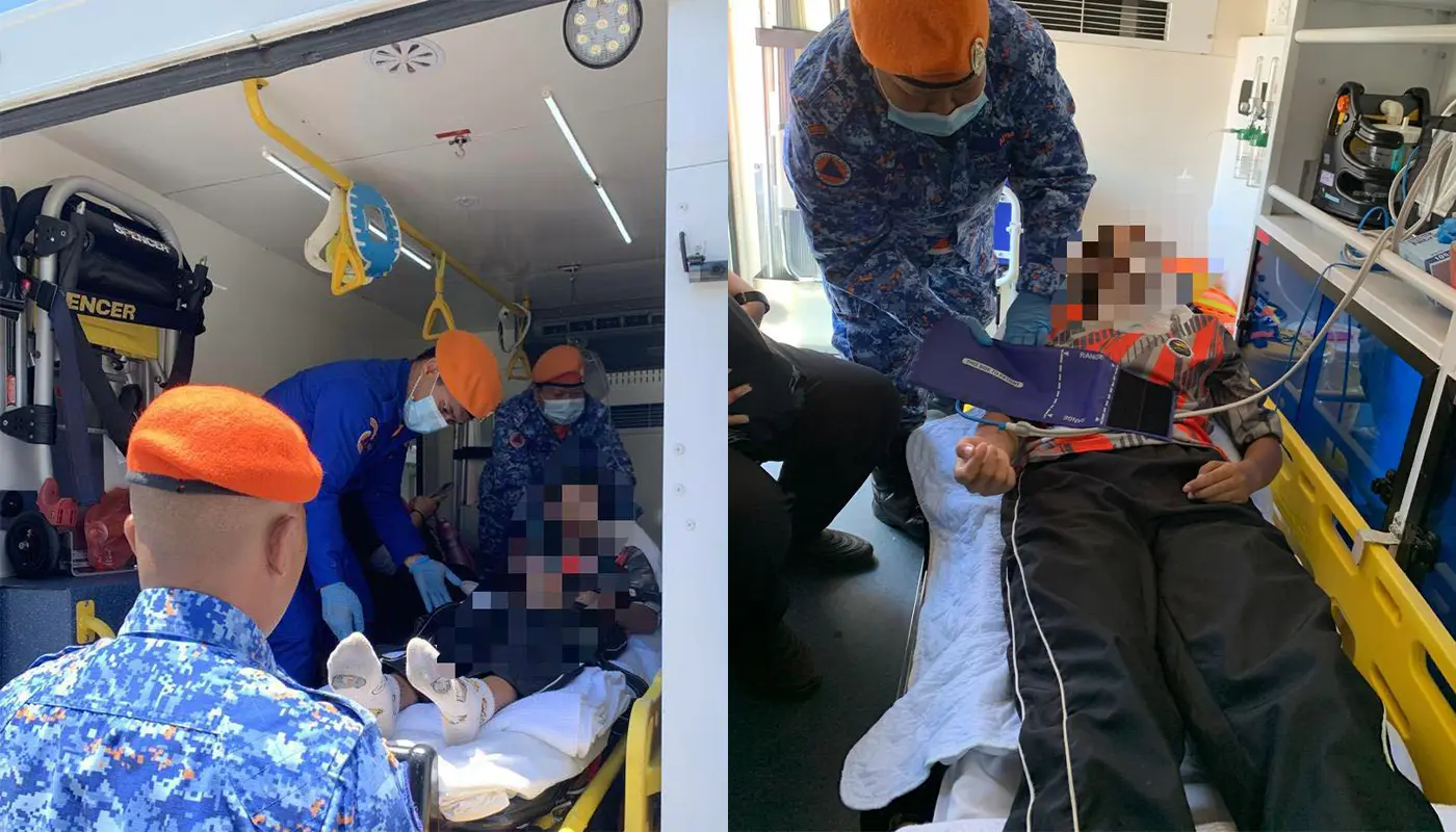 APM Responds to Shortness of Breath at Sematan Camp 1 Sarawak, Sarawak News, Sematan, Sematan News, Emergency Response, Public Safety, APM Lundu Sematan
