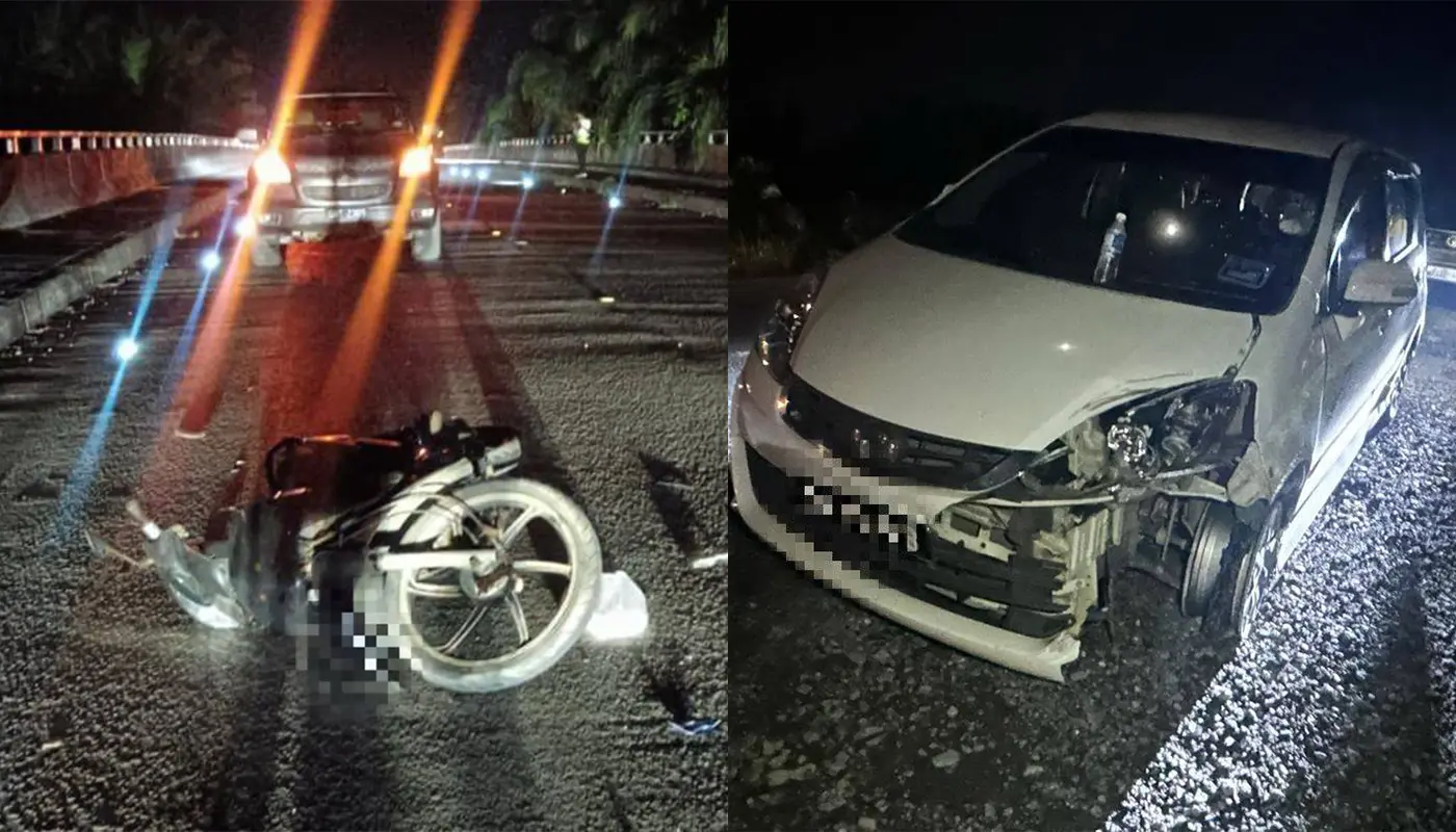 Fatal Accident at Sepupok Bridge Claims Life of Motorcyclist 1 Sarawak, Sarawak News, Miri, Miri News, Road Accident, Traffic Safety, Perodua Alza, Motorcycle Crash, Road Transport Act