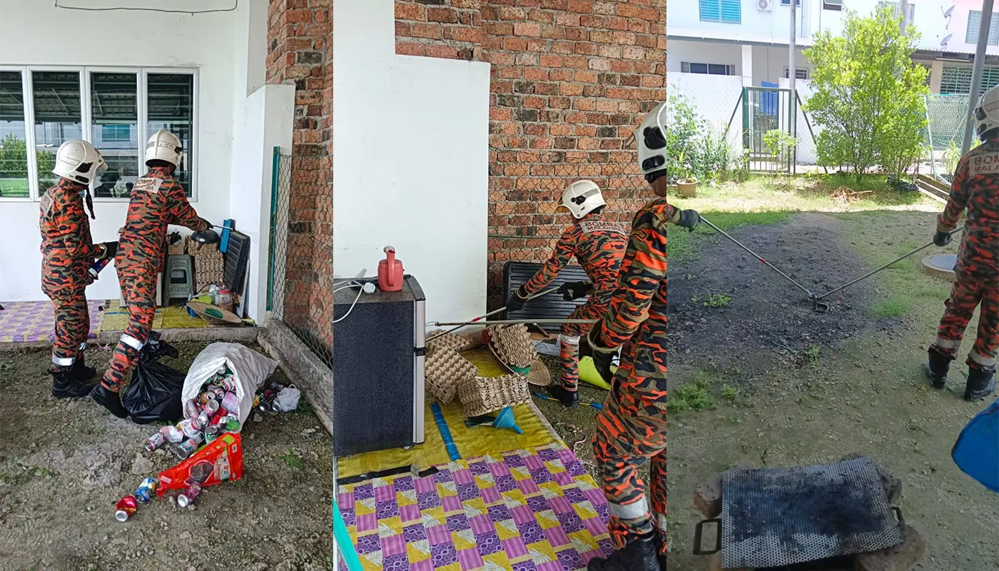 Firefighters Safely Remove Snake in Sibu Jaya 1 Sarawak, Sarawak News, Sibu, Sibu News, Fire and Rescue Department, Snake Removal, Public Safety