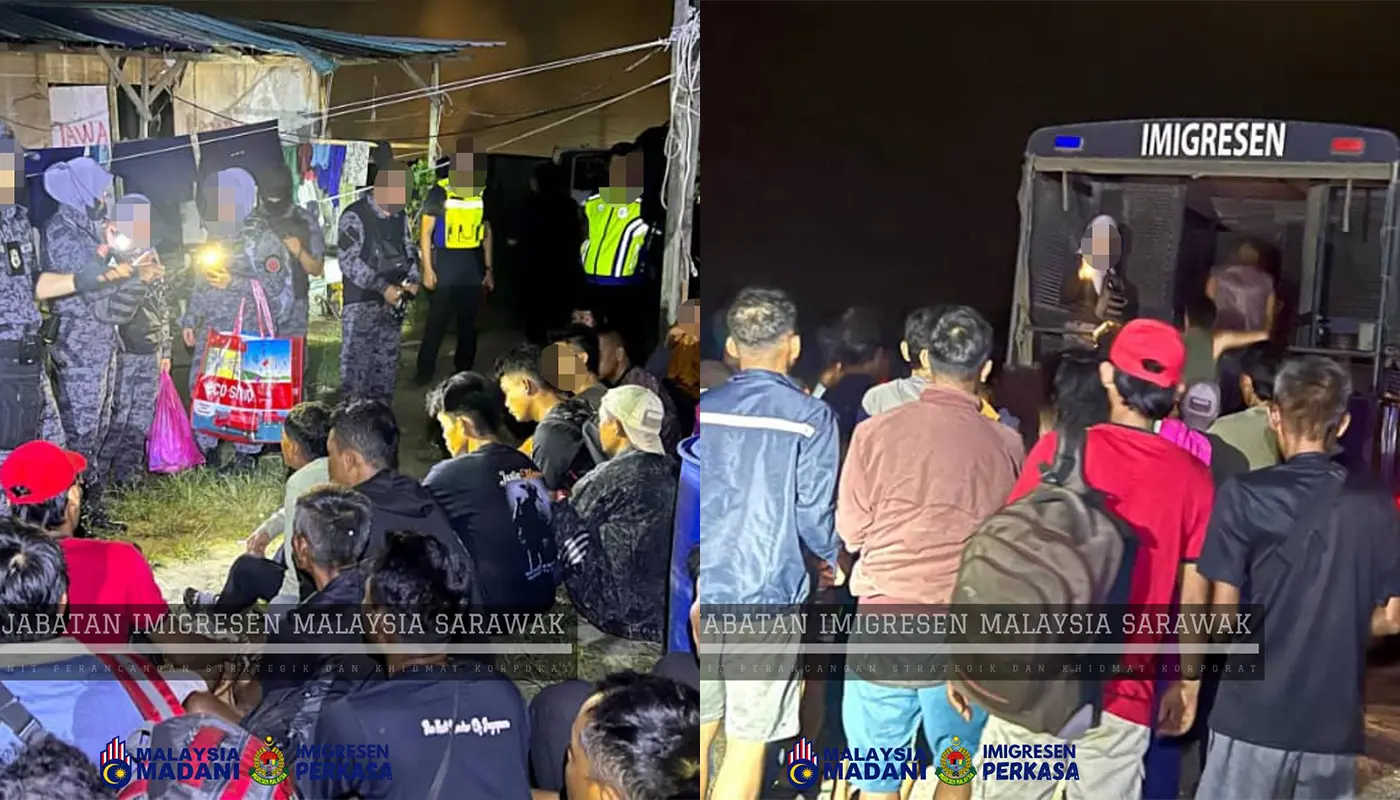 Immigration Raid in Bintulu Totals 47 Illegal Immigrants Detained 1 Immigration Raid in Bintulu Totals 47 Illegal Immigrants Detained