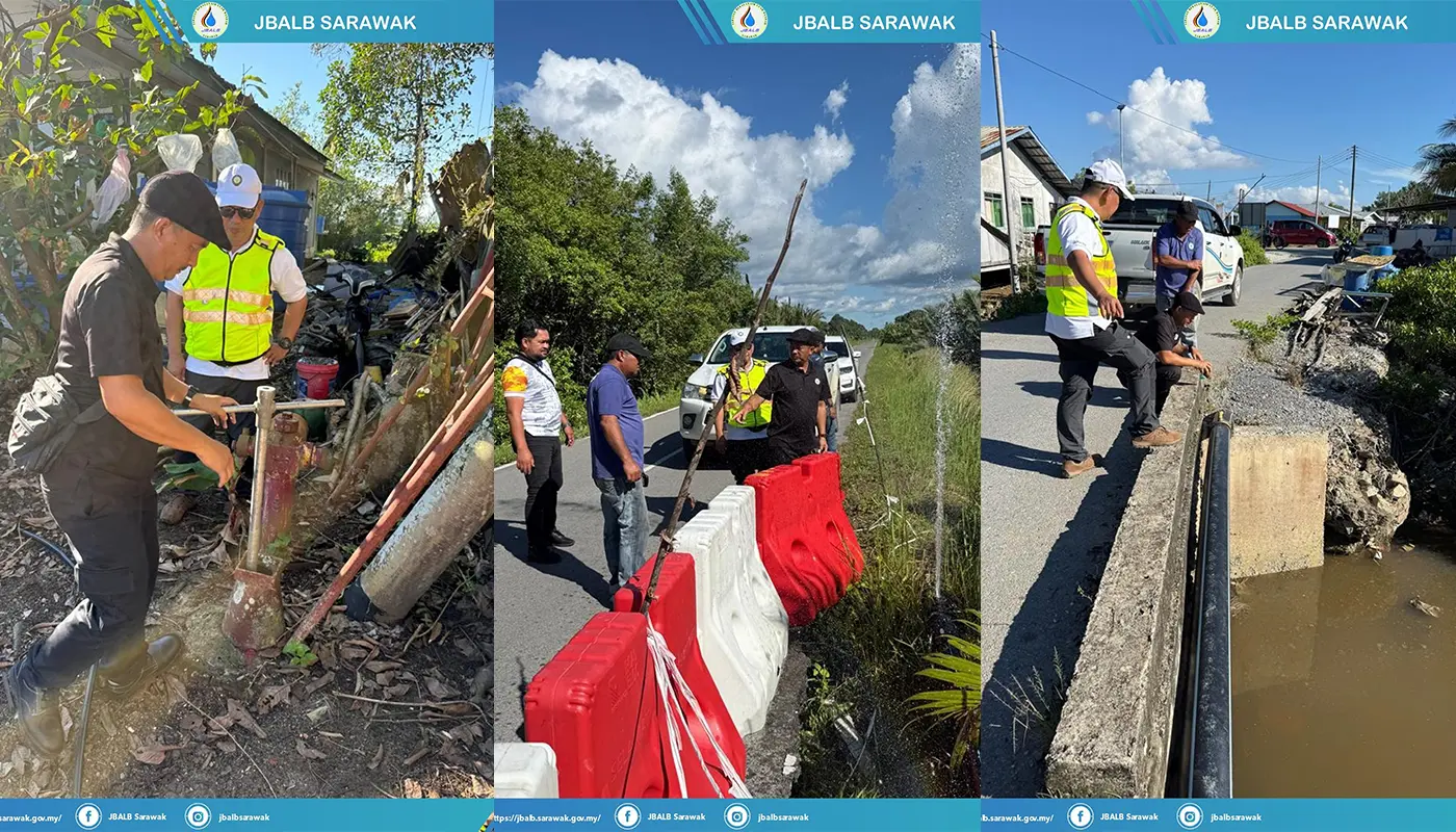 JBALB Sarawak Director Inspects Water Supply Operations in Betong 1 Sarawak, Sarawak News, Betong, Betong News, JBALB Sarawak, Water Supply, Infrastructure, Community Feedback