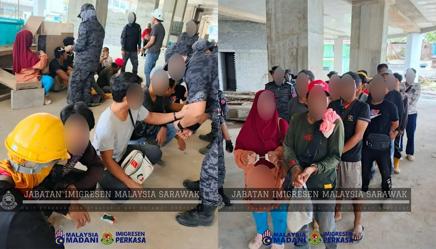 Sarawak, Sarawak News, Kuching, Kuching News, Immigration, Illegal Immigrants, Enforcement, Construction Sites, Demak Laut, Pending, Bintawa