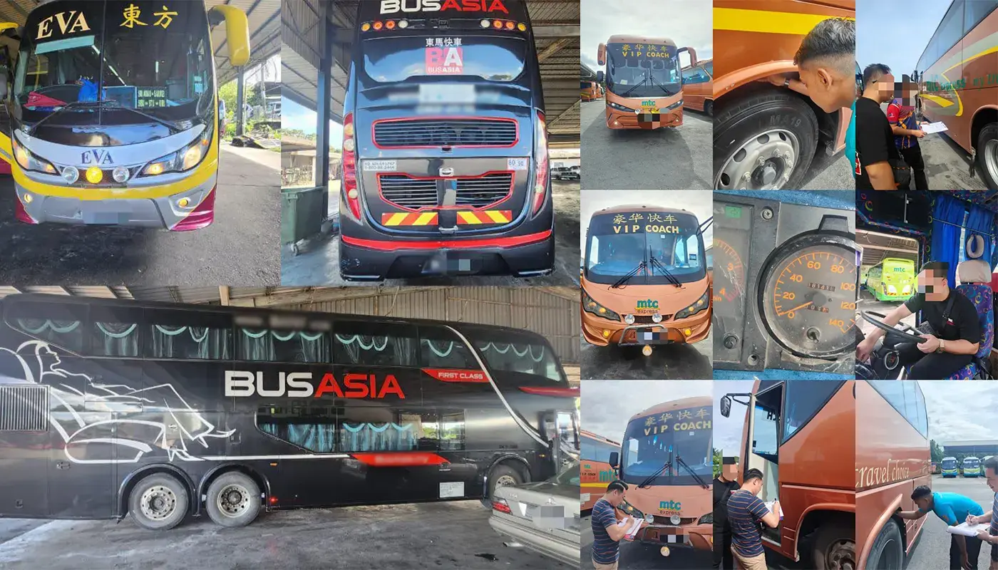 JPJ Sarawak Steps Up Express Bus Inspections for Festive Season 1 Sarawak, Sarawak News, Kuching, Kuching News, Sibu, Sibu News, Miri, Miri News, JPJ, Road Safety, Express Bus, Hari Raya Aidiladha, Gawai Dayak