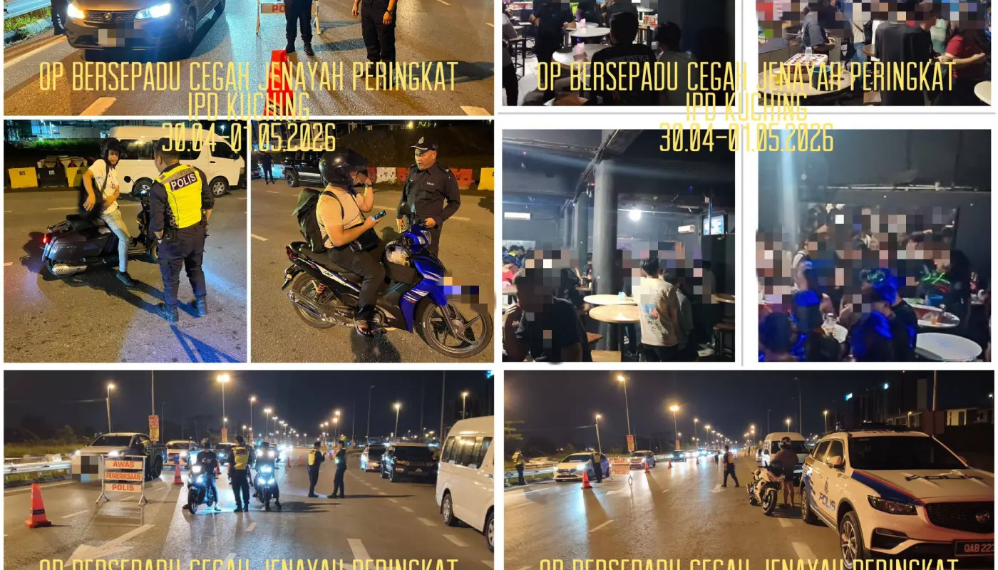 Kuching Police Enhance Crime Prevention with Integrated Patrols 1 Sarawak, Sarawak News, Kuching, Kuching News, Crime Prevention, Law Enforcement, Public Safety, Traffic Offences