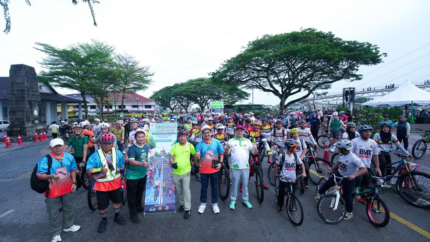 Let’s Share The Road: Fun Ride Highlights Road Safety Spirit in Kuching 1 Let’s Share The Road Fun Ride Highlights Road Safety Spirit in Kuching