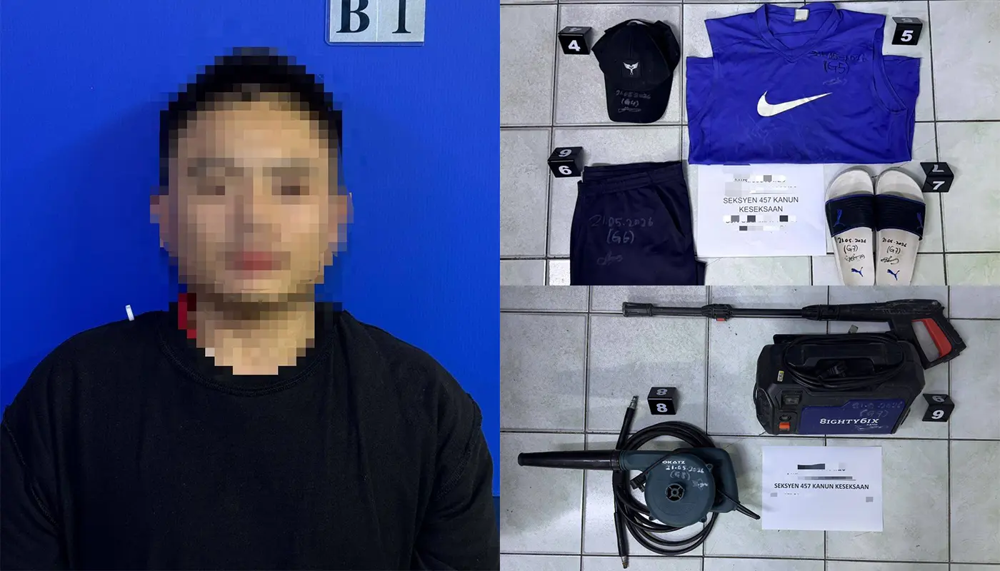 Miri Police Detain Local Man Following Commercial Burglary Case 1 Sarawak, Sarawak News, Miri, Miri News, Crime Prevention, Royal Malaysia Police, Commercial Burglary