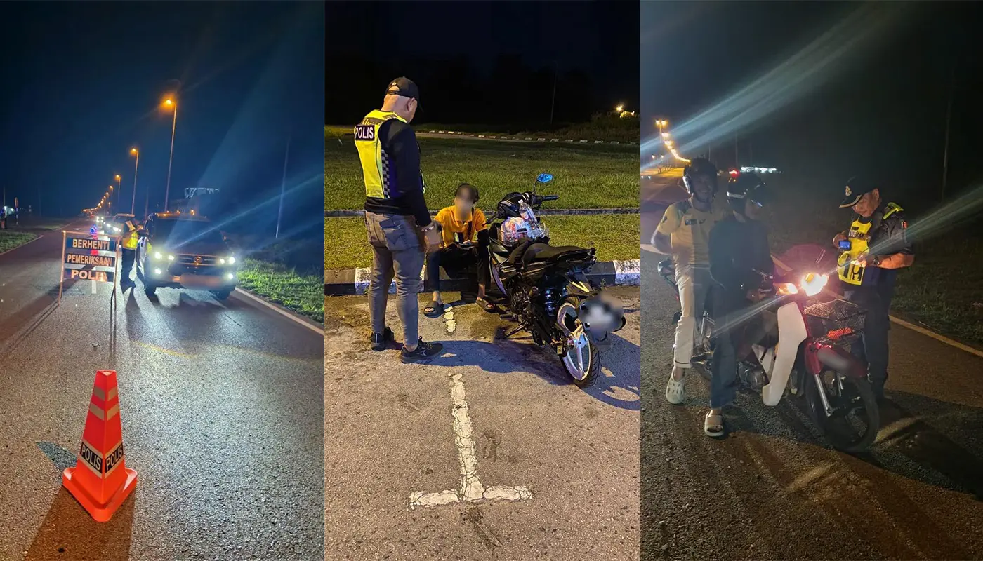 Motorcycle Seized, 15 Summons Issued in Mukah Crime Prevention Op 1 Sarawak, Sarawak News, Mukah, Mukah News, Crime Prevention, Road Safety, Traffic Enforcement, PDRM, Integrated Operation