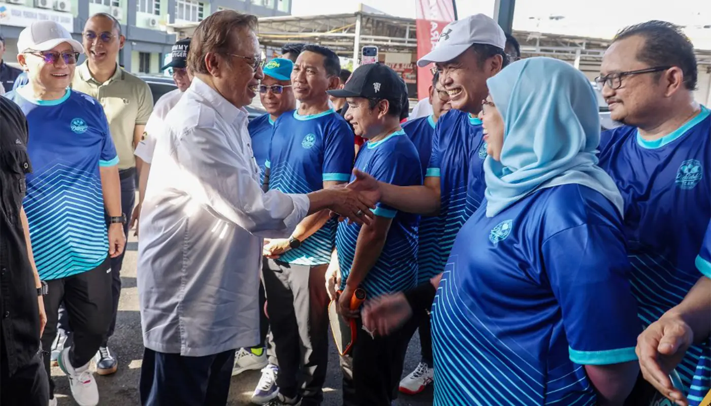 Premier Officiates MAKSAK-Backbenchers Pickleball Match 1 Sarawak, Sarawak News, Kuching, Kuching News, Tabuan Jaya, Pickleball, MAKSAK, Local Government, Sports