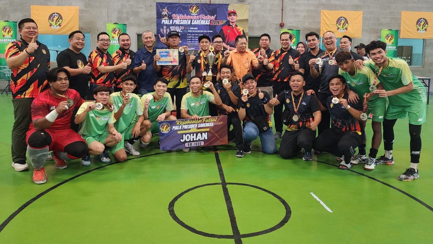 Saberkas Bukit Semuja Crowned Champion in 2026 Saberkas Sarawak President’s Cup Futsal Championship 1 Saberkas Bukit Semuja Crowned Champion in 2026 Saberkas Sarawak President’s Cup Futsal Championship