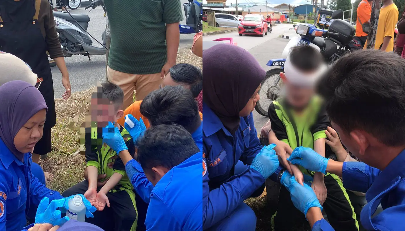 Sarawak, Sarawak News, Saratok, Saratok News, Road Accident, Civil Defence Force, APM Saratok, Emergency Response