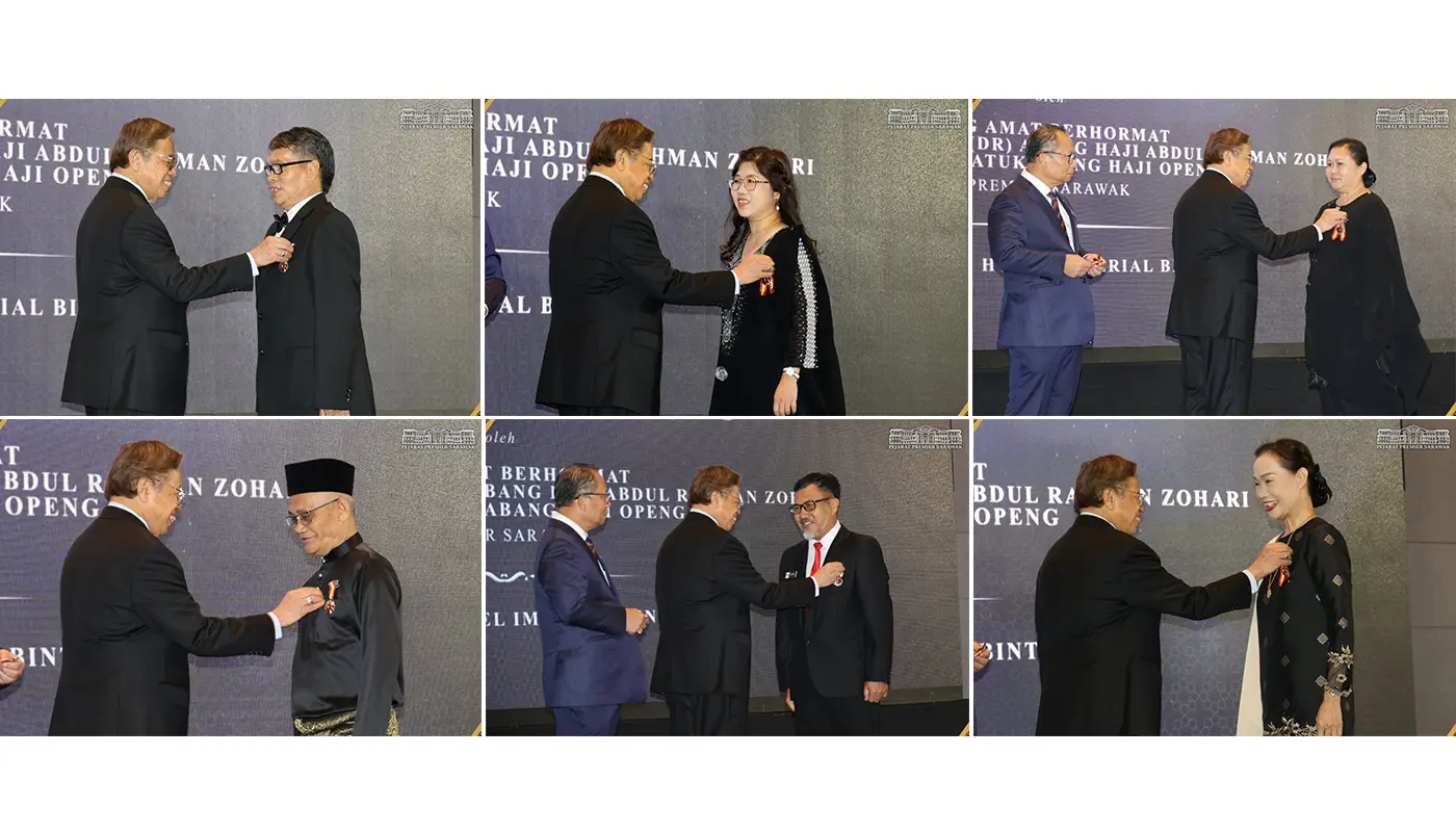 Sarawak Premier Honours 214 Civil Servants with Service Medals 1 Sarawak, Sarawak News, Bintulu, Bintulu News, Civil Servants, Loyal Service Medal, Public Service Recognition, Sarawak Premier