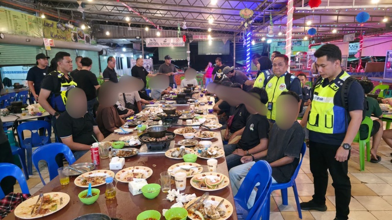 19 Men, 5 Teenagers Held in Keningau Gangsterism Raid