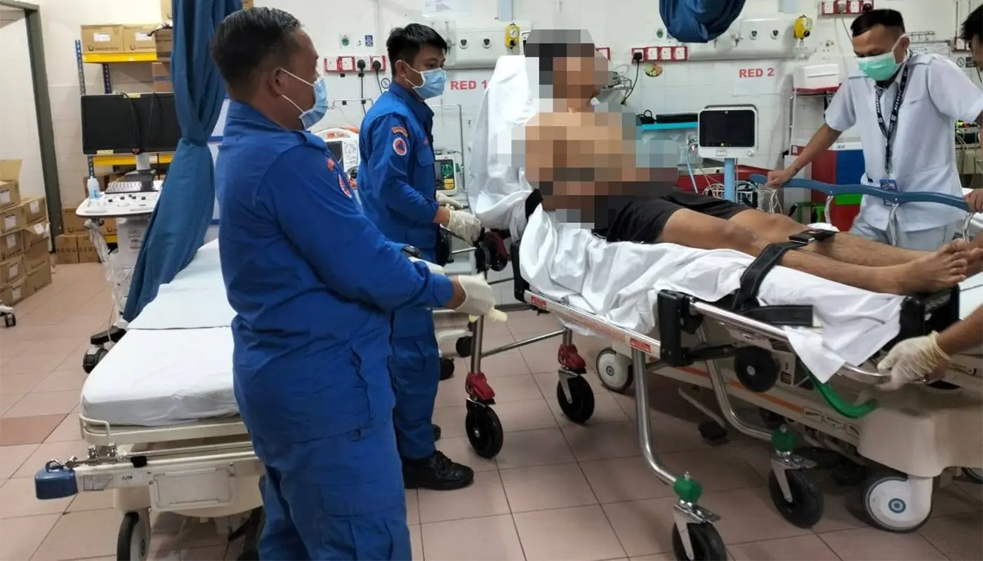 APM Kapit Responds to Emergency Healthcare Case 1 Sarawak, Sarawak News, Kapit, Kapit News, Civil Defence, Emergency Response, Public Safety