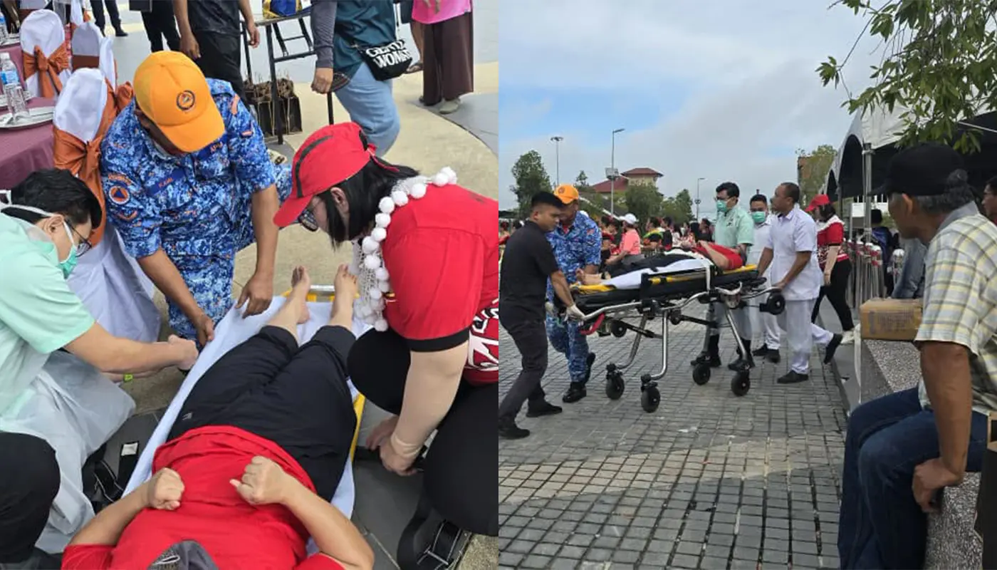 APM Marudi Supports Marudi Classic 2.0 as Medical Team 1 Sarawak, Sarawak News, Marudi, Marudi News, Civil Defence, Public Safety, Medical Team, Community Event