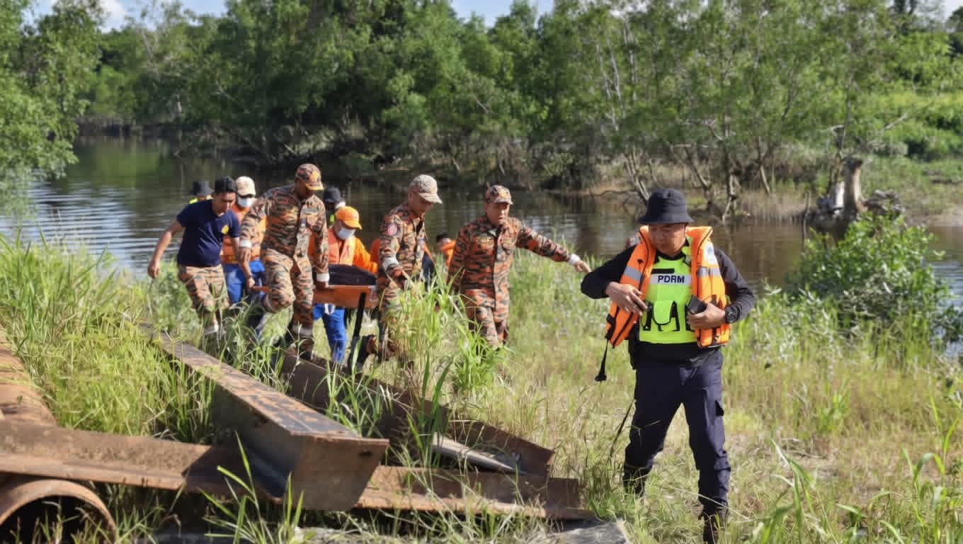 Body of Missing Boat Victim Found in Sungai Banting 1 Body of Missing Boat Victim Found in Sungai Banting