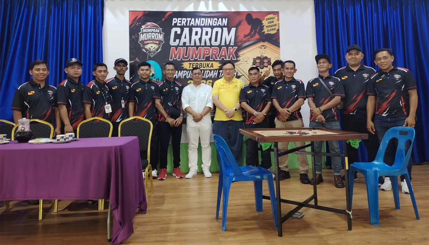 Carrom Competition Brings Unity to Kampung Lidah Tanah 1 Sarawak, Sarawak News, Kuching, Kuching News, Kampung Lidah Tanah, Carrom Competition, Community Sports, YB Lo Khere Chiang