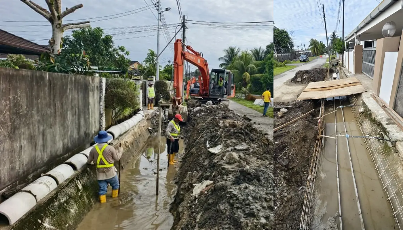 Sarawak, Sarawak News, Batu Kawa, Batu Kawa News, Drainage Upgrade, Infrastructure Development, Community Welfare