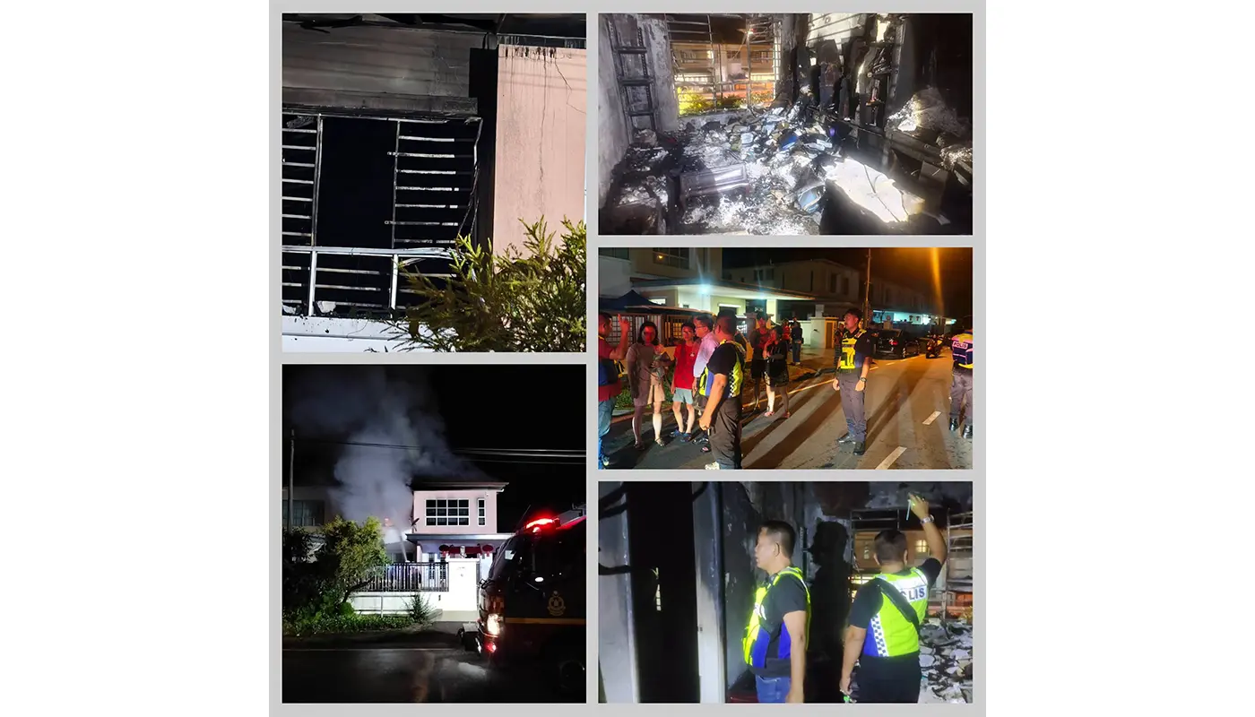 Elderly Man Dies in Kuching House Fire 1 Sarawak, Sarawak News, Kuching, Kuching News, Fire Incident, Emergency Response, Sarawak Fire and Rescue, Public Safety