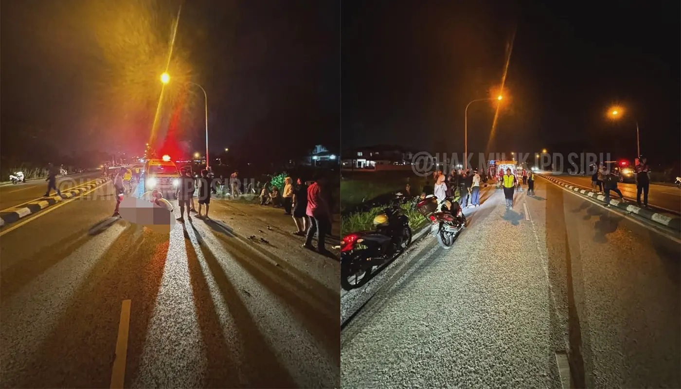 Fatal Accident in Sibu Leaves One Dead, Suspect Detained 1 Sarawak, Sarawak News, Sibu, Sibu News, Road Accident, Traffic Safety, Police Investigation, Methamphetamine, Fatal Collision