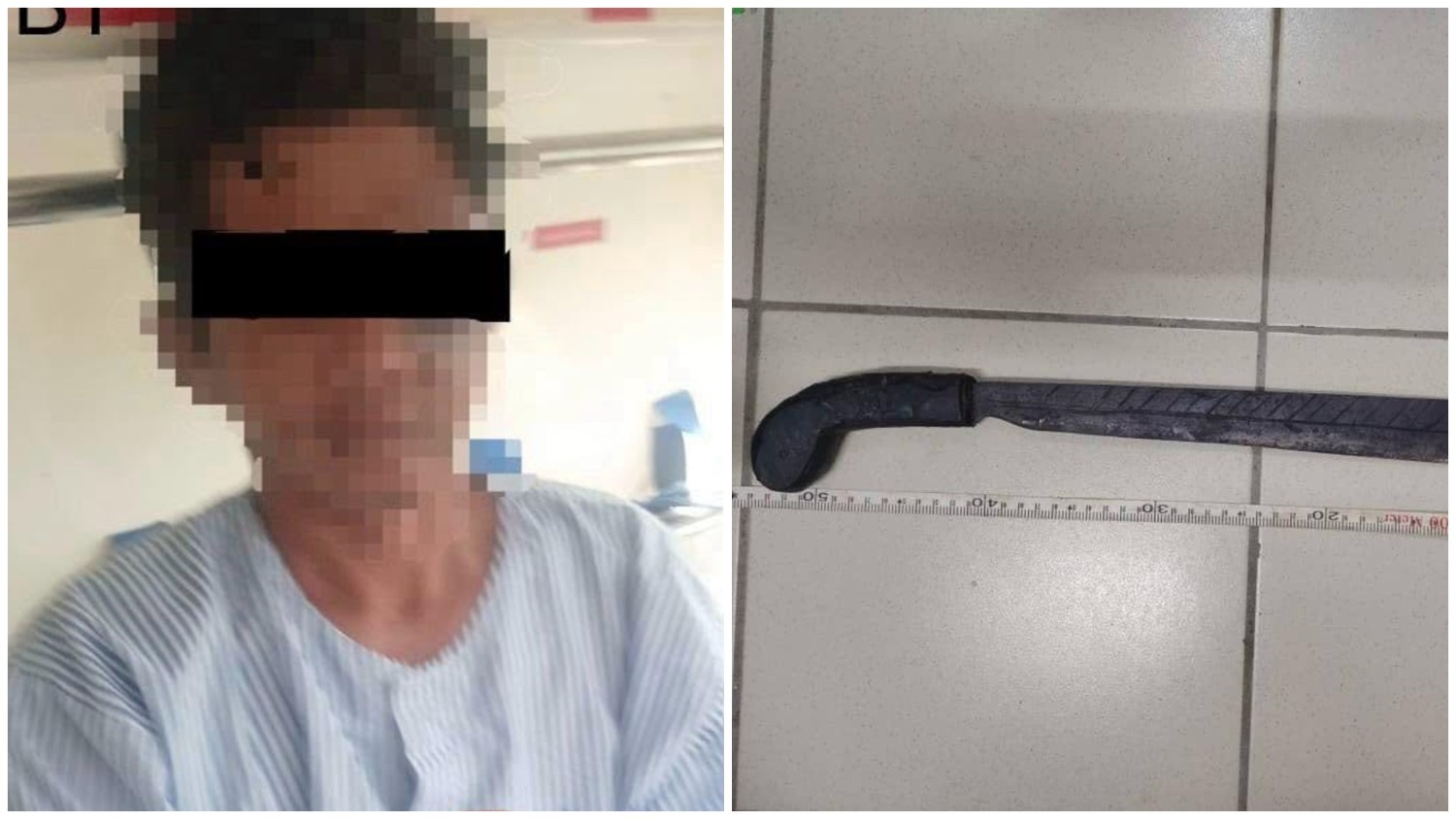 Foreign Worker Arrested After Injuring Policeman in Mukah