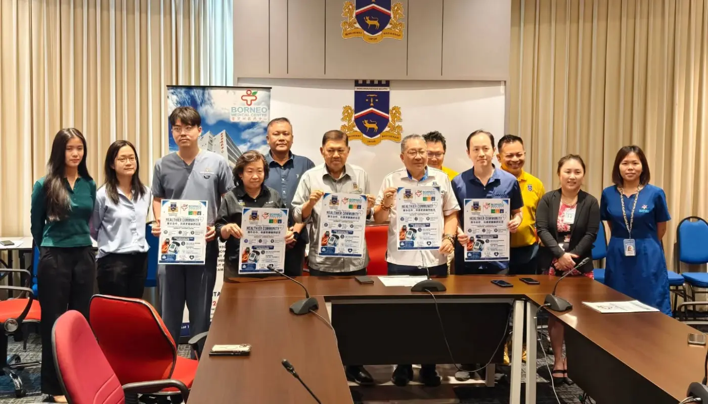 Free Health Checkups at Kenyalang Park Market on 14 June 1 Sarawak, Sarawak News, Kuching, Kuching News, MBKS, Borneo Medical Centre, Health Screening, Community Programme
