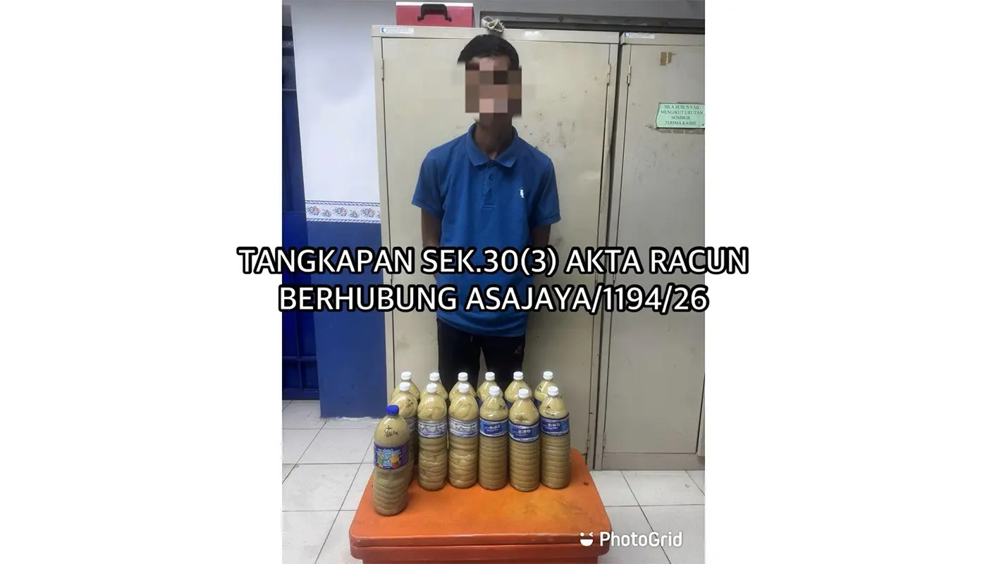 Sarawak, Sarawak News, Asajaya, Asajaya News, Kota Samarahan, Kota Samarahan News, Crime Prevention, Narcotics, Ketum Water, Law Enforcement