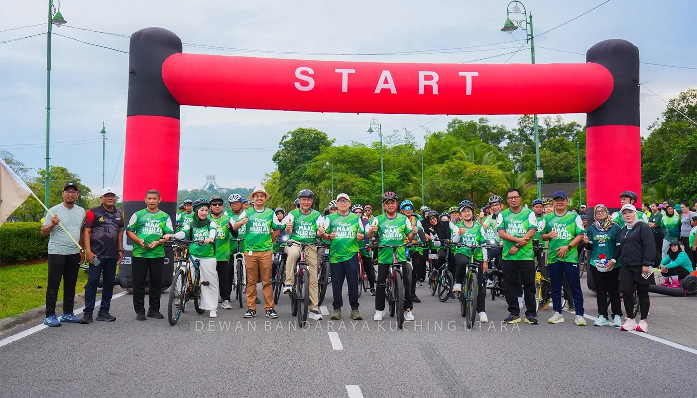 Kuching Car Free Morning Brings Families Together 1 Sarawak, Sarawak News, Kuching, Kuching News, Car Free Morning, Community Event, Healthy Lifestyle, Maal Hijrah Festival
