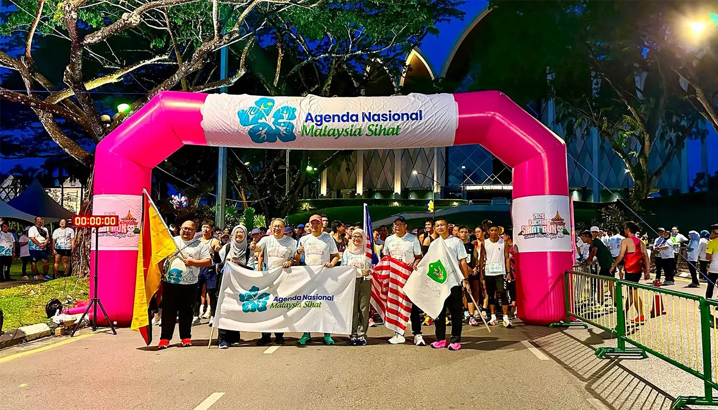 Sarawak, Sarawak News, Kuching, Kuching News, DBKU, Car Free Morning, Healthy Lifestyle, Community Event, Run Agenda Nasional Malaysia Sihat