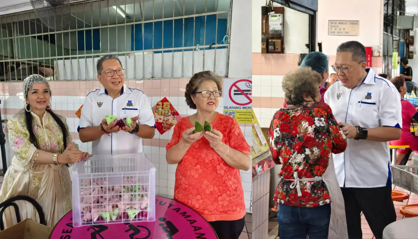 MBKS Shares Rice Dumplings for Dragon Boat Festival 1 Sarawak, Sarawak News, Kuching, Kuching News, Dragon Boat Festival, MBKS, Community Spirit, Kenyalang Market, Cultural Celebration