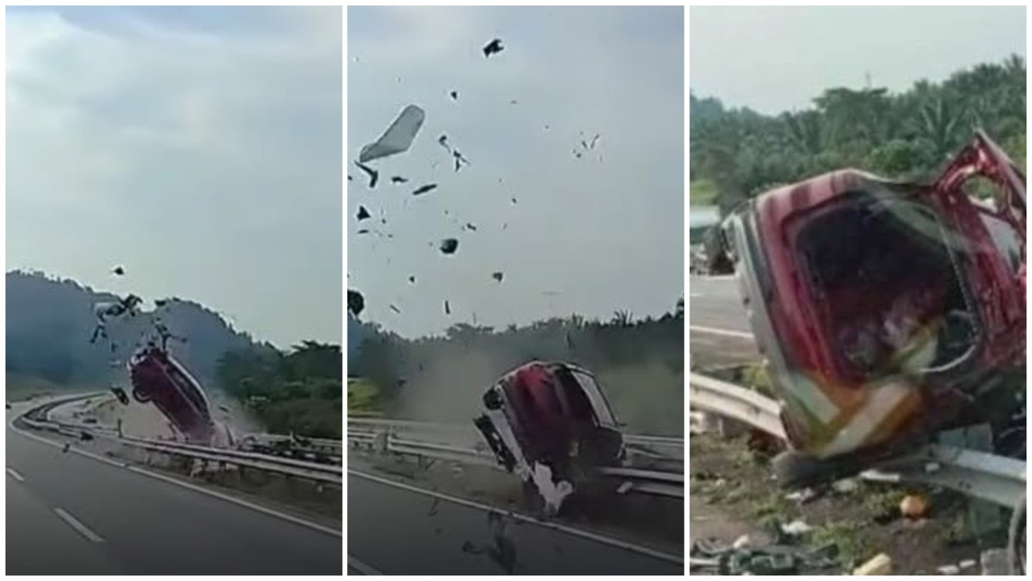 SUV Skids Off LPT2, Woman Suffers Serious Leg Injury 1 SUV Skids Off LPT2, Woman Suffers Serious Leg Injury