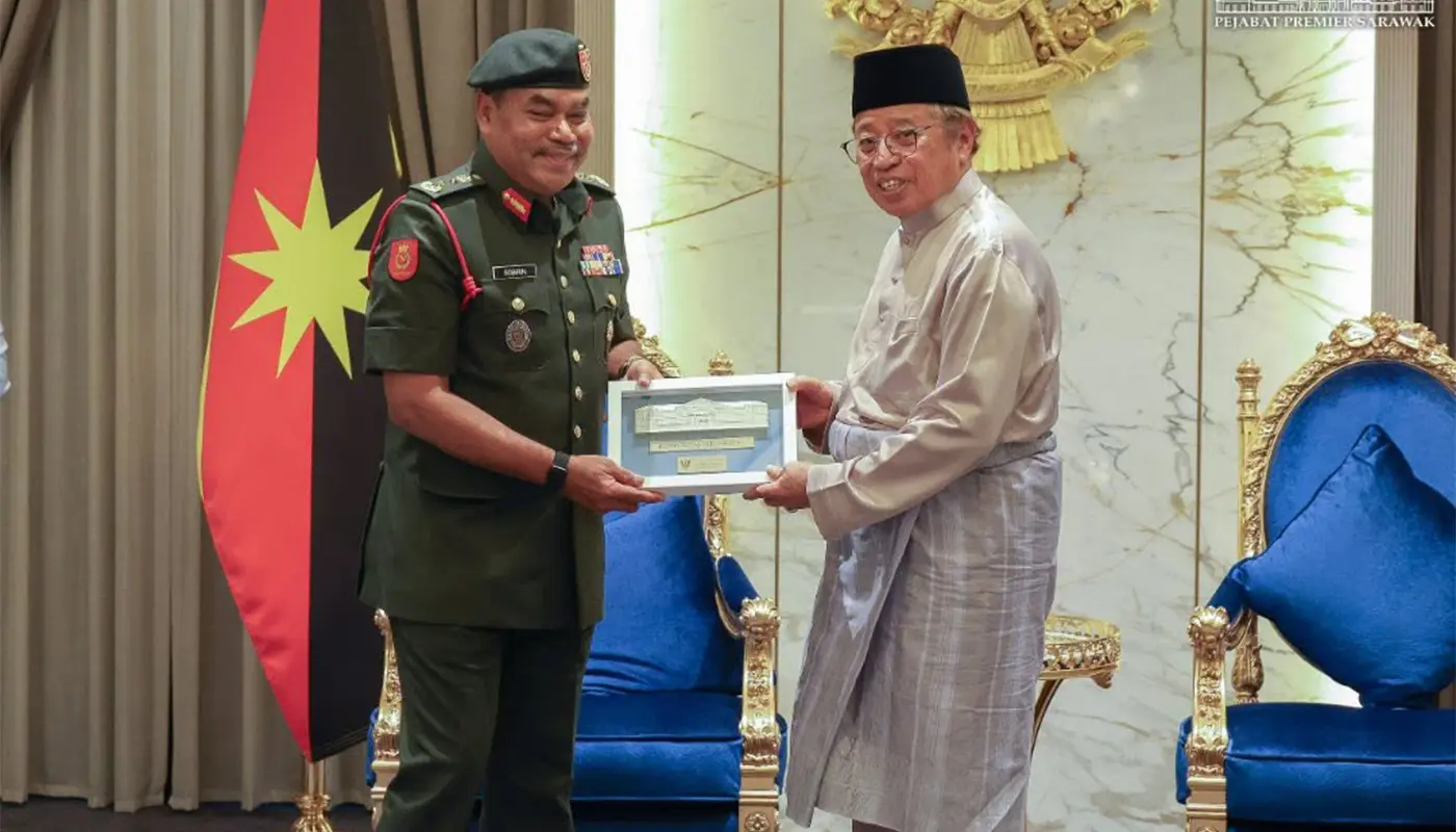 Sarawak, Sarawak News, Kuching, Kuching News, Malaysian Infantry Division, border security, state development, military cooperation