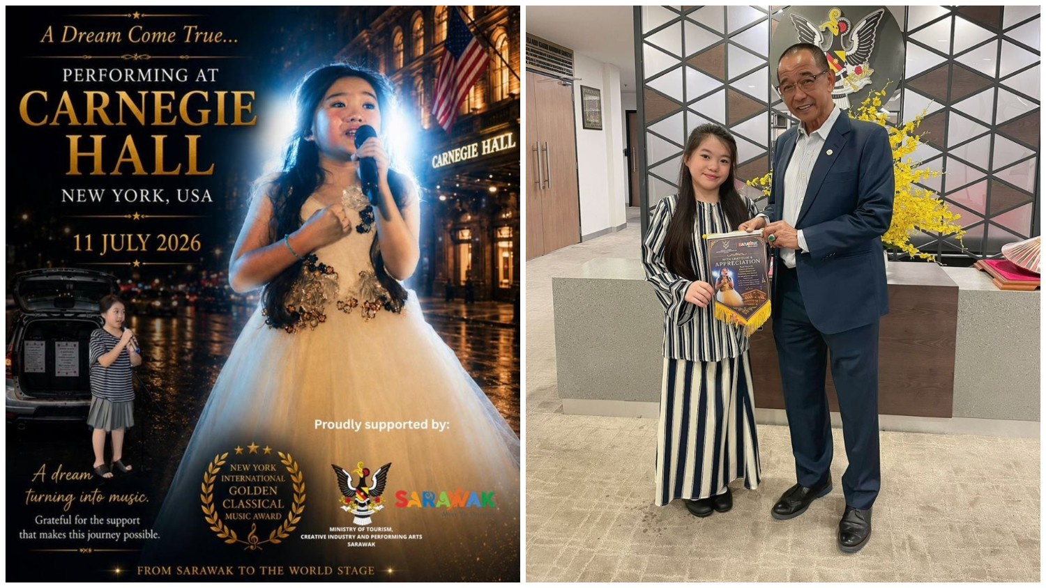 Sarawak’s Young Star Set for Carnegie Hall Debut in New York 1 Sarawak’s Young Star Set for Carnegie Hall Debut in New York