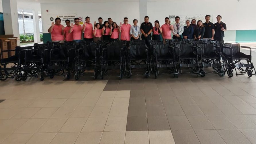 30 Wheelchairs Donated to Sarawak General Hospital