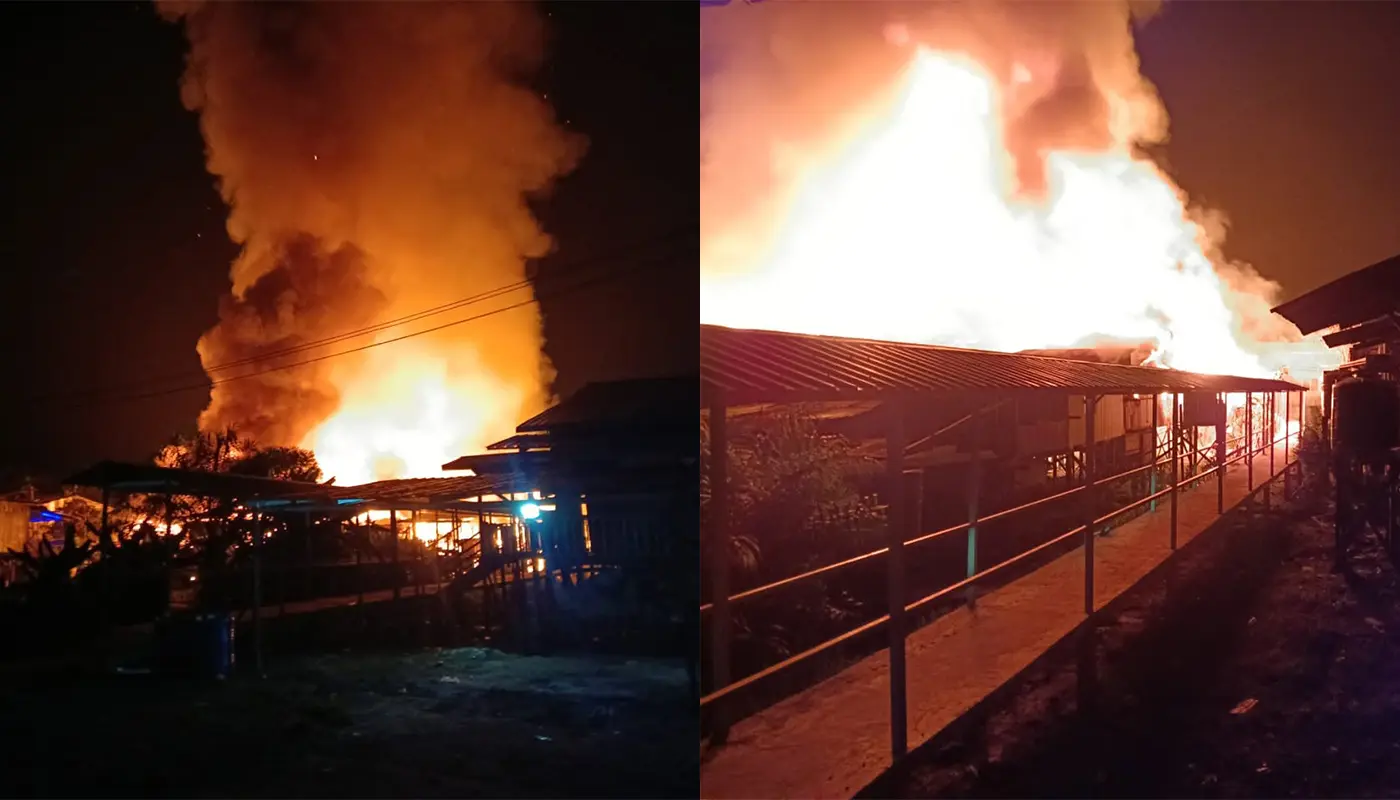 APM Beluru Contains Serious Ulu Teru Longhouse Fire 1 Sarawak, Sarawak News, Beluru, Beluru News, Ulu Teru, Longhouse Fire, Civil Defence Force, APM Beluru, Public Safety