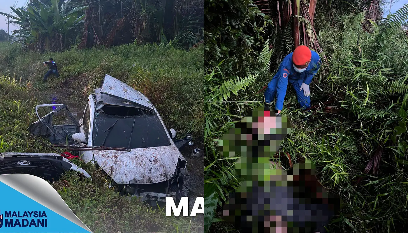 APM Dalat Assists Victim in Self-Accident at Oya 1 Sarawak, Sarawak News, Dalat, Dalat News, Oya, APM, Road Accident, Emergency Response, First Aid